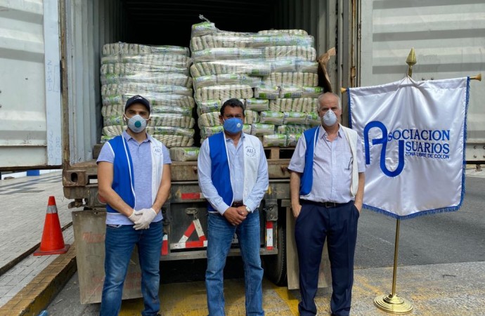 Empresarios de Zona Libre entregan 50 mil libras de arroz para provincia de Colón