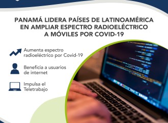 Panamá lidera países de Latinoamérica en  ampliar espectro radioeléctrico por COVID-19