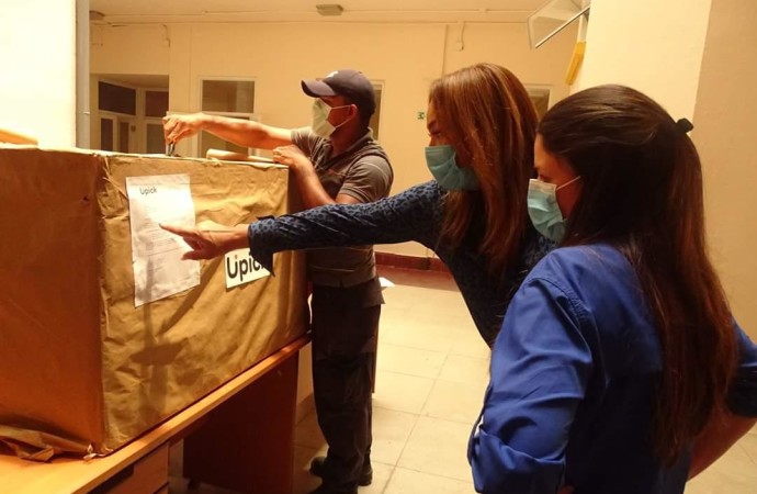 Upick dona material de protección al Hospital Santo Tomás
