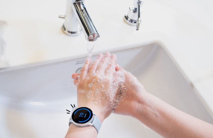 Haz del lavado de manos un hábito con Samsung