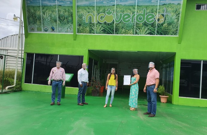 50 trabajadores de San Carlos, Costa Rica, unidos para la prevención contra el Covid-19