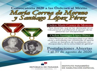 El IPHE abre el periodo para las postulaciones a las órdenes al mérito María Correa de Moreno y Santiago López Pérez