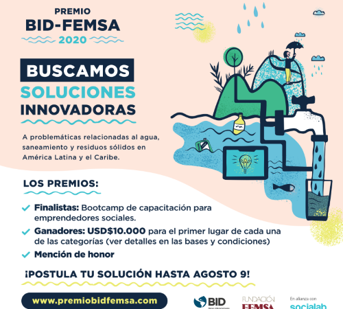 BID y Fundación FEMSA premian la innovación en agua, saneamiento y residuos sólidos
