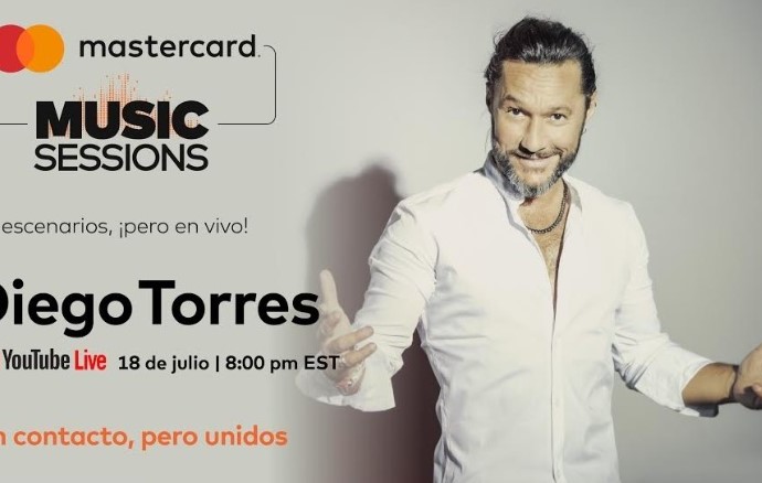 Diego Torres se integra a la colección de experiencias digitales en casa de Mastercard