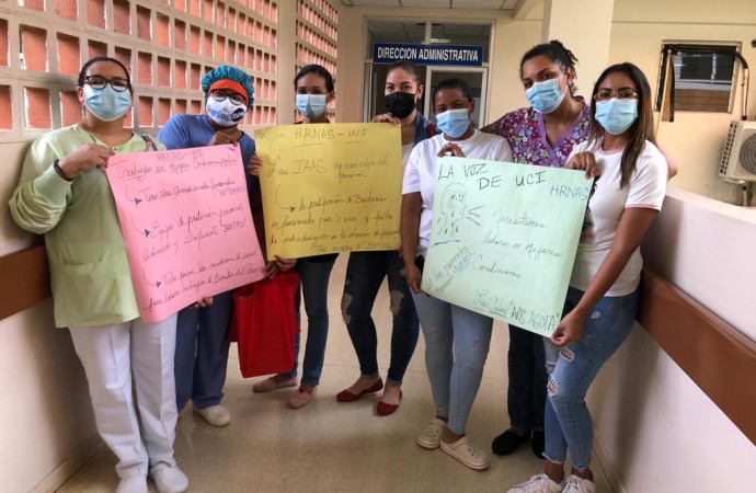 Enfermeras esperan respuesta del gobierno y denuncian que trabajan aún sin los insumos adecuados