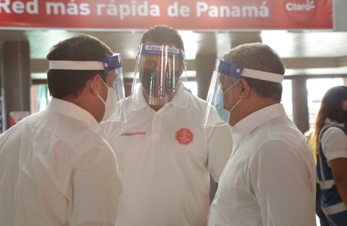 #TODOPANAMÁ promueve uso de pantalla facial en el transporte público como doble protección contra la Covid-19