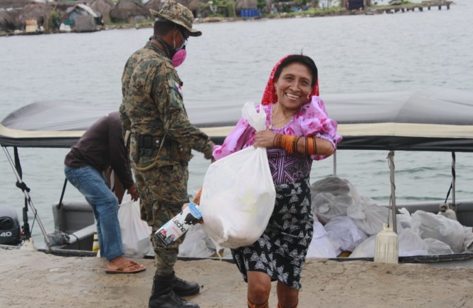 Comarcas indígenas son beneficiadas con bolsas de comida a través del Plan Panamá Solidario