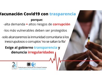 Vacunas y anticorrupción: FDLC-TI Panamá pide a ANTAI que aplique Ley de Transparencia al MINSA