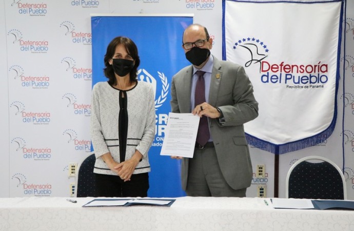 Defensoría del Pueblo y ACNUR firman acuerdo a favor de la población migrante y refugiada