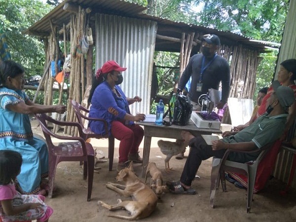 Censan a primeras 60 familias de la comarca Ngäbe Buglé para ayudarlas con viviendas