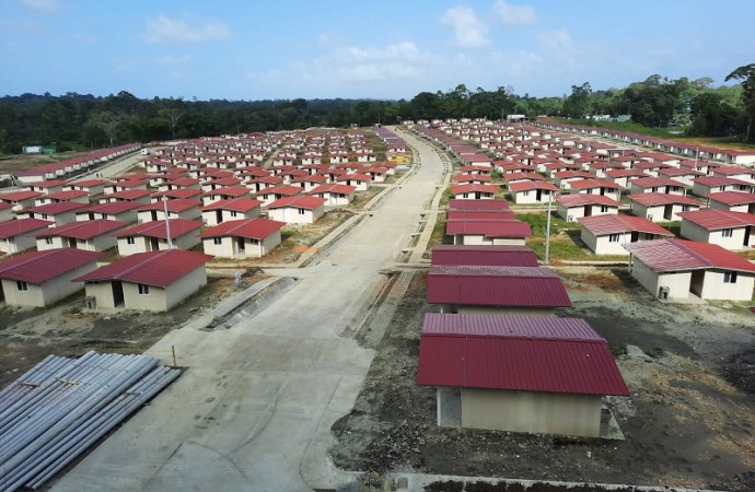 Construcción de urbanizaciones en área insular de Bocas del Toro está en fase de acabados