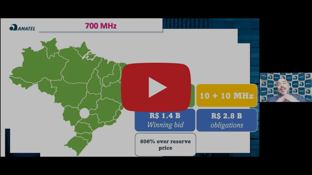 Resultados de la subasta de espectro 5G en Brasil