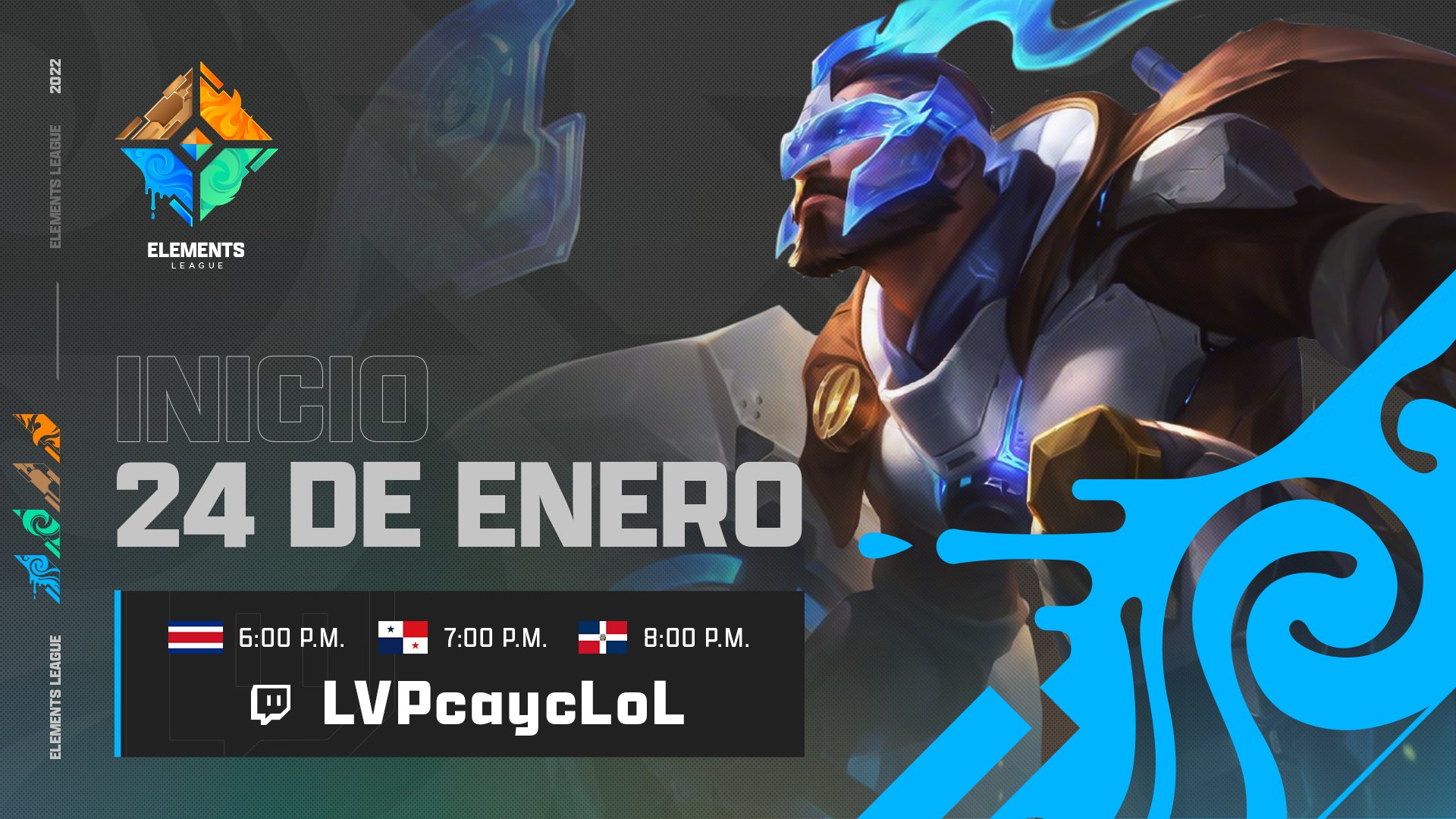 Elements League es la competición oficial de League of Legends en Centroamérica y Caribe organizada por LVP 