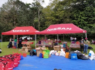 Nissan Panamá y Club Frontier llevaron alegría y solidaridad a la comunidad de Arenilla en Capira