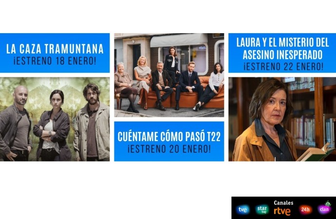 Televisión Española inicia 2022 con 3 de sus estrenos más esperados
