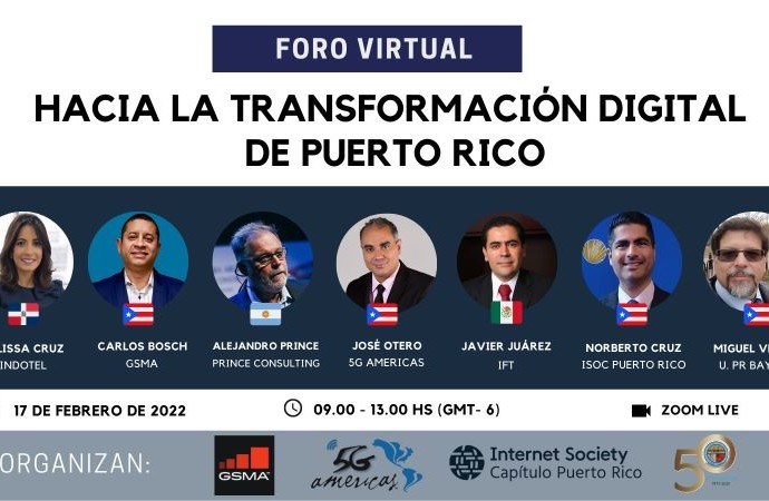 Realizarán foro virtual sobre los desafíos de transformación digital en Puerto Rico