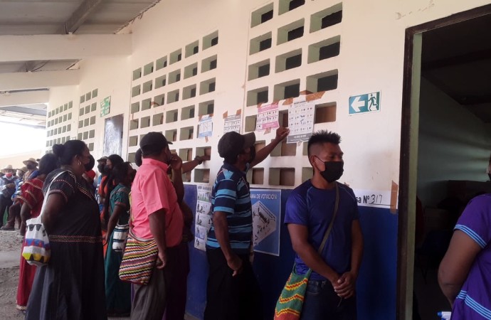 Alta participación y total normalidad en elecciones de la comarca Ngäbe-Buglé