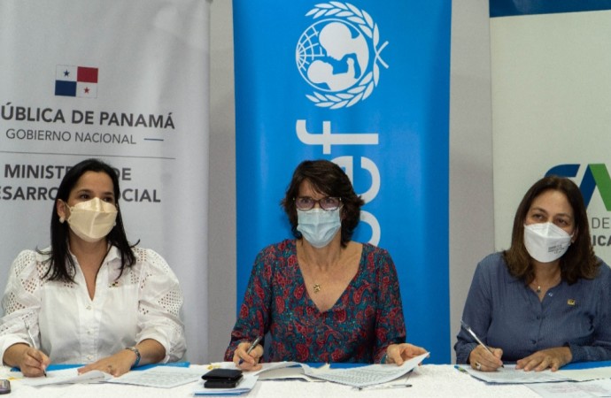 CAF y UNICEF suscriben convenio de cooperación en beneficio de la primera infancia en Panamá