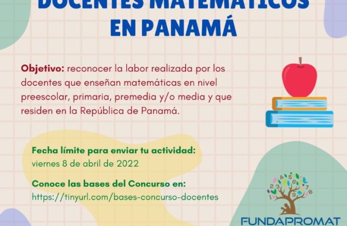 Fundapromat lanza concurso que premiará esfuerzo de docentes en matemáticas