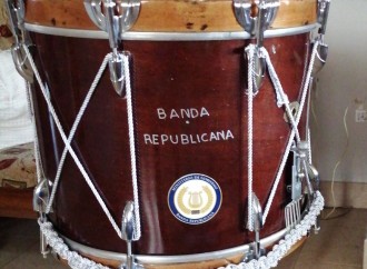 Después de más de 90 años, la Banda Republicana pone en funcionamiento un tambor