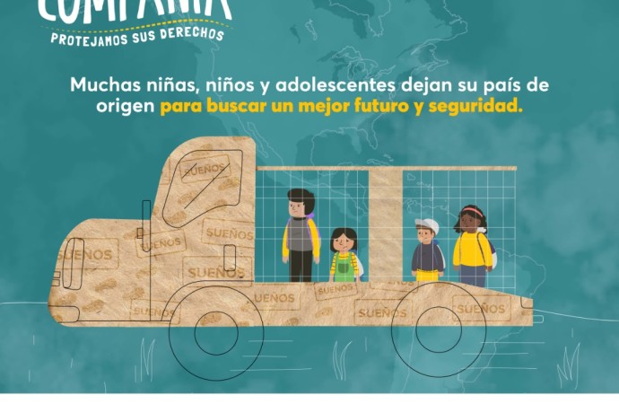 Pasos sin compañía, campaña sobre riesgos de la migración de niñez y adolescencia no acompañada en América latina