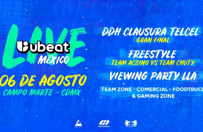 CDMX será sede del Ubeat Live, el evento de entretenimiento con las mejores competencias de esports y freestyle