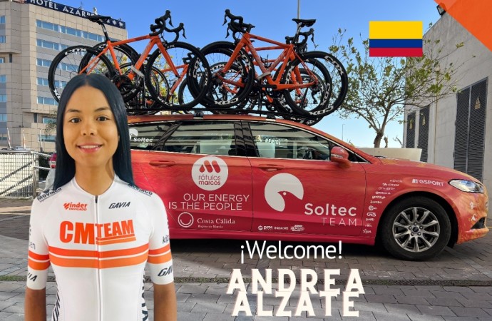 La Colombiana Andrea Alzate ficha con el equipo Soltec-Team Costa Cálida