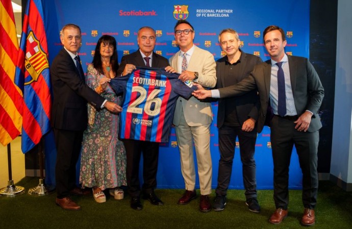 Scotiabank renueva patrocinio con el FC Barcelona hasta el 2026
