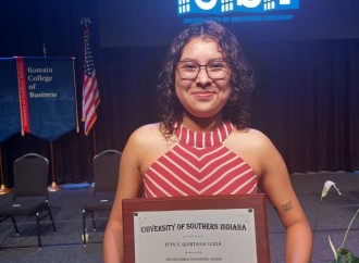 Ivys Quintana, estudiante panameña de licenciatura es reconocida por la Universidad del Sur de Indiana