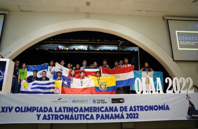 Jóvenes latinoamericanos fueron reconocidos por la XIV Olimpiada Latinoamericana de Astronomía y Astronáutica (OLAA) Panamá 2022