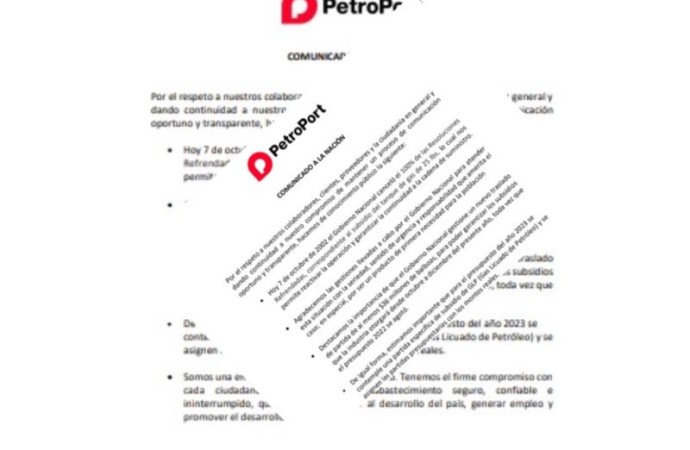 PetroPort anuncia reactivación de operaciones y garantiza continuidad a la cadena de suministro