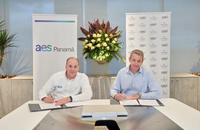 Cobre Panamá y AES Panamá firman acuerdo para suministro de energía limpia