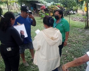 Miviot evalúa a familias afectadas por inundaciones en Las Garzas