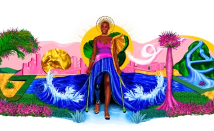 Google honra a Mama Cax, modelo haitiana estadounidense y defensora de los derechos de las personas con discapacidad