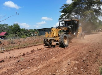 Trabajos en caminos de producción agropecuarios en Panamá Oeste beneficiarán a más de 10 mil habitantes