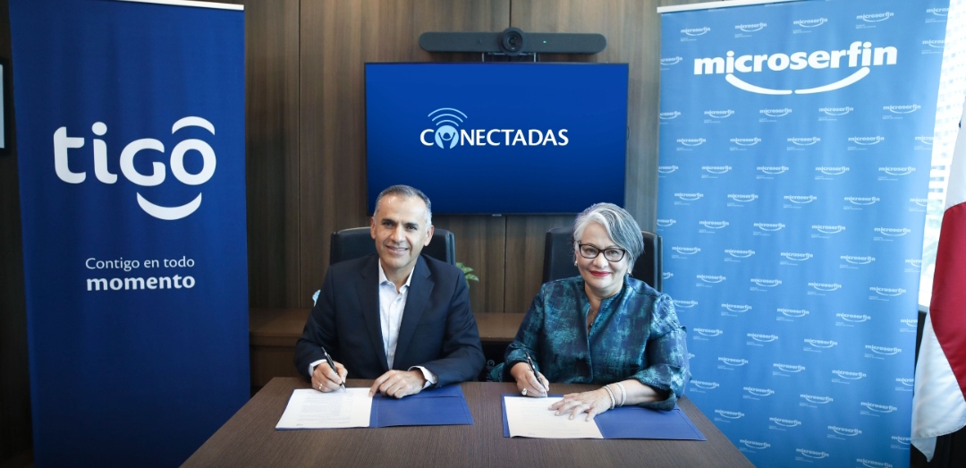 Tigo y Microserfin firman alianza para beneficiar a Microempresarias urbanas y rurales