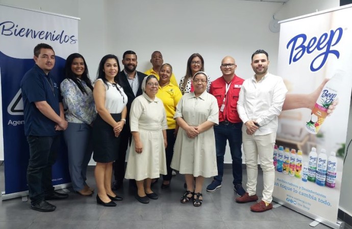 Instituciones de carácter social en Panamá reciben donación de Desinfectantes Beep en Aerosol