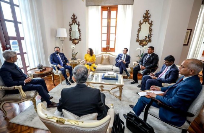 Presidente Cortizo y canciller de la India conversan sobre intercambio comercial entre ambos países