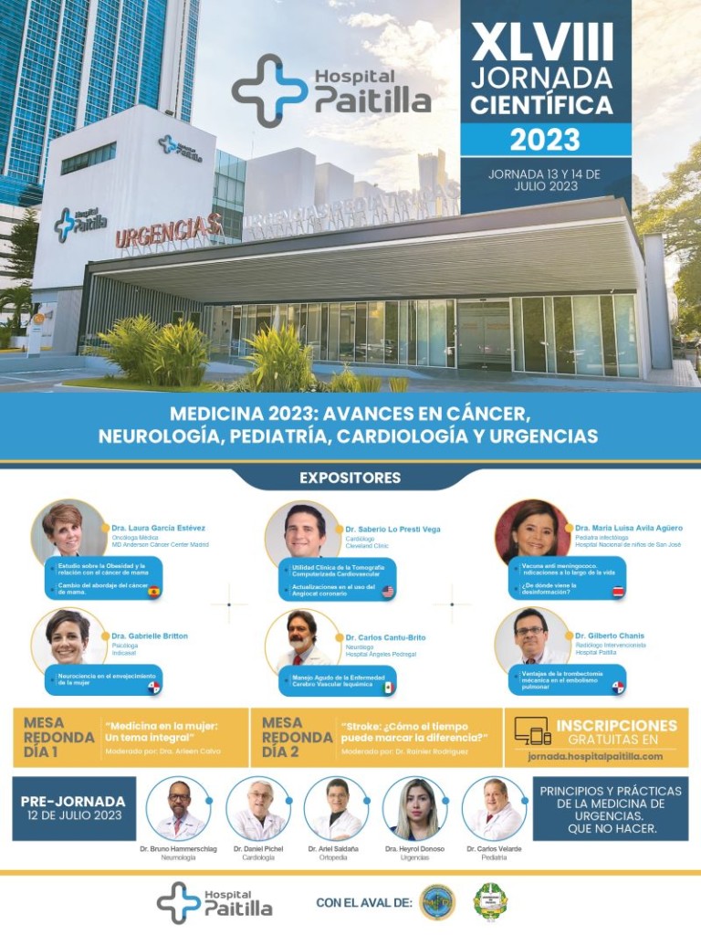 Avances tecnológicos y nuevos tratamientos en la 48ª Jornada Científica del Hospital Paitilla