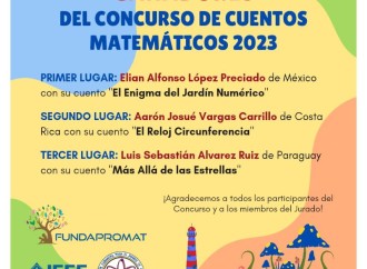 Joven mexicano resulta ganador del primer lugar en concurso de cuentos matemáticos