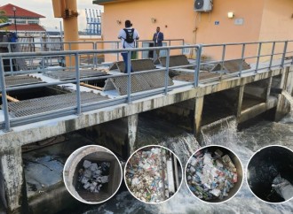 MOP extrae 2 toneladas de basura al día: Creciente cantidad de basura y desechos sólidos obstaculizan el sistema de drenaje en la ciudad de Colón