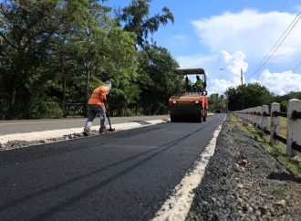Con 79% de avance, continúan trabajos del Proyecto de rehabilitación Carretera Las Tablas – Monagre