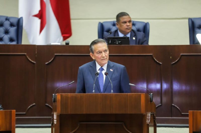 Presidente de Panamá, Laurentino Cortizo Cohen, afirma el sólido crecimiento económico del país y la tasa de inflación más baja de la región en su Mensaje a la Nación