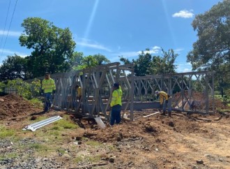 MOP reporta un avance del 80% en trabajos de Rehabilitación del Puente sobre el Río Pocrí en Veraguas