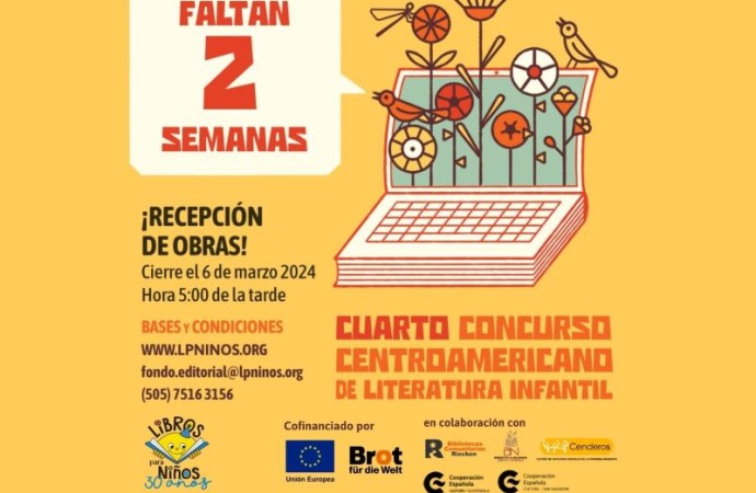 Concurso Centroamericano de Literatura Infantil de Libros para Niños cierra convocatoria en dos semanas