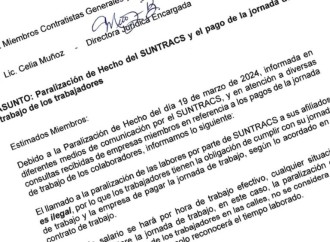 CAPAC declara ilegal el llamado de SUNTRACS y no remunerará a quienes participen en la huelga