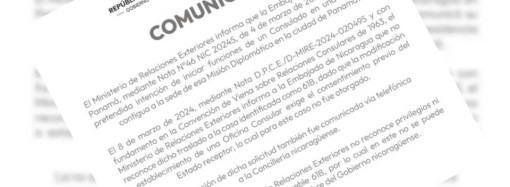 Panamá niega establecimiento de Consulado nicaragüense