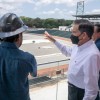 Presidente Cortizo Cohen inspecciona avances en obra deportiva del Estadio Mariano Rivera