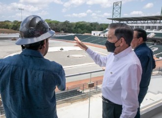 Presidente Cortizo Cohen inspecciona avances en obra deportiva del Estadio Mariano Rivera